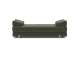 Sigmund Drip daybed i 413 Esina Olive Green, set forfra