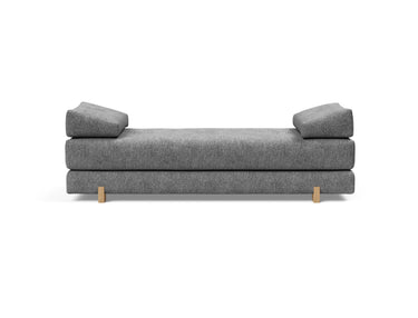 Sigmund Drip daybed i 563 Twist Charcoal, set forfra