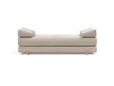 Sigmund Drip daybed i 612 Blida Sand Grey, set forfra