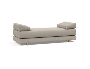Sigmund Drip daybed i 579 Kenya Gravel, set skråt bagfra