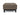 Bifrost D.E.L. ottoman i 411 Esina Cedar Brown, set forfra