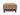 Bifrost D.E.L. ottoman i 551 Faunal Brown, set forfra