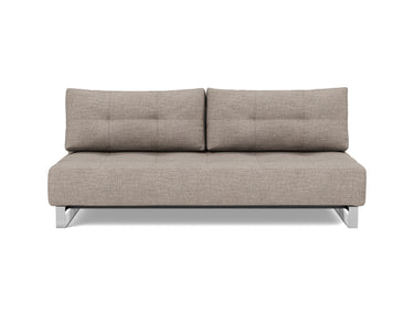 Supremax D.E.L. sovesofa i 472 Yuveno Warm Grey, set forfra