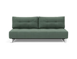 Supremax D.E.L. sovesofa i 518 Elegance Green, set forfra