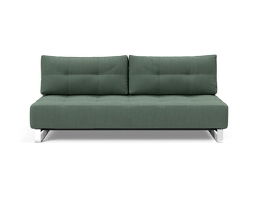 Supremax D.E.L. sovesofa i 518 Elegance Green, set forfra