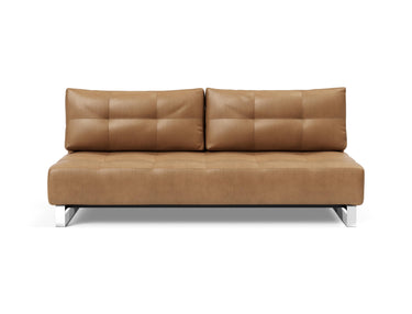 Supremax D.E.L. sovesofa i 551 Faunal Brown, set forfra