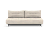 Supremax D.E.L. sovesofa i 594 Corduroy Ivory, set forfra