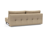 Supremax D.E.L. sovesofa i 587 Phobos Mocha, set skråt bagfra