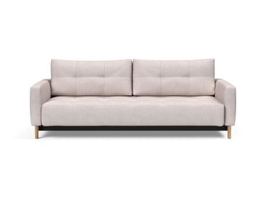 Pyxis D.E.L. sovesofa i 300 Weda Sand, set forfra