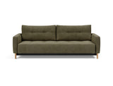 Pyxis D.E.L. sovesofa i 316 Cordufine Pine Green, set forfra