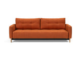 Pyxis D.E.L. sovesofa i 412 Esina Rust Orange, set forfra