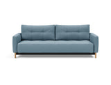 Pyxis D.E.L. sovesofa i 525 Mixed Dance Light Blue, set forfra