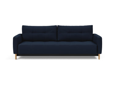 Pyxis D.E.L. sovesofa i 528 Mixed Dance Blue, set forfra