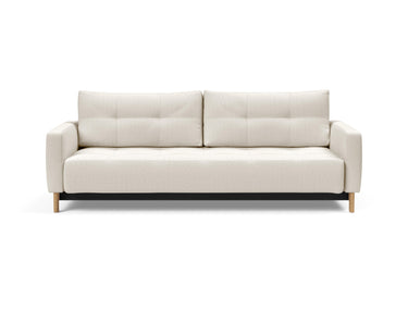 Pyxis D.E.L. sovesofa i 531 Bouclé Off White, set forfra