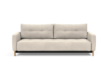 Pyxis D.E.L. sovesofa i 594 Corduroy Ivory, set forfra