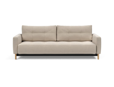 Pyxis D.E.L. sovesofa i 612 Blida Sand Grey, set forfra