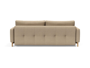 Pyxis D.E.L. sovesofa i 587 Phobos Mocha, set bagfra