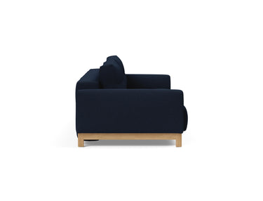 Pyxis D.E.L. sovesofa i 528 Mixed Dance Blue, set fra siden