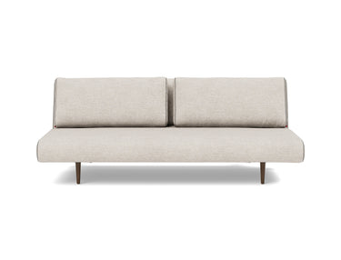 Unfurl Lounger sovesofa i 470 Yuveno Natural, set forfra
