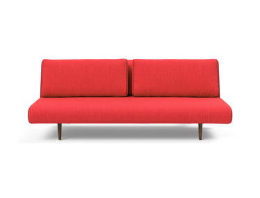 Unfurl Lounger sovesofa i 511 Elegance Red, set forfra