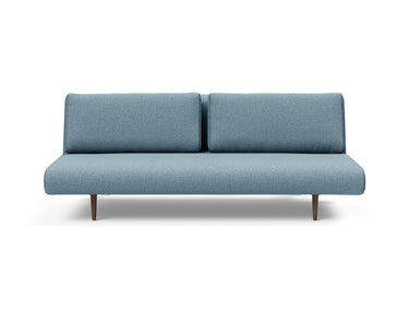 Unfurl Lounger sovesofa i 525 Mixed Dance Light Blue, set forfra