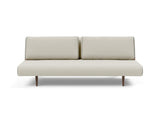 Unfurl Lounger sovesofa i 527 Mixed Dance Natural, set forfra