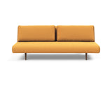 Unfurl Lounger sovesofa i 536 Bouclé Ochre, set forfra