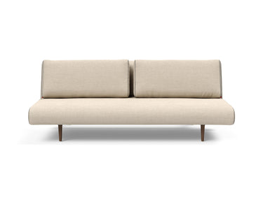 Unfurl Lounger sovesofa i 586 Phobos Latte, set forfra