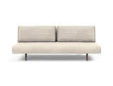 Unfurl Lounger sovesofa i 594 Corduroy Ivory, set forfra
