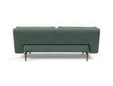 Unfurl Lounger sovesofa i 518 Elegance Green, set bagfra