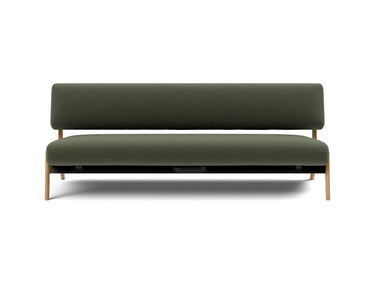 Nolis daybed i 413 Esina Olive Green, set forfra