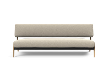 Nolis daybed i 539 Bouclé Beige, set forfra