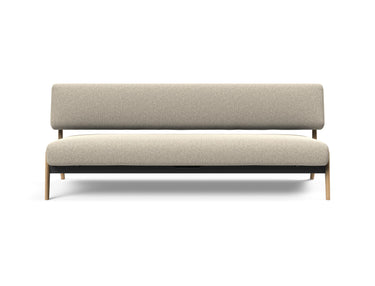 Nolis daybed i 539 Bouclé Beige, set forfra
