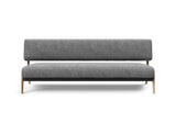 Nolis daybed i 563 Twist Charcoal, set forfra