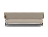 Nolis daybed i 612 Blida Sand Grey, set bagfra