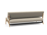 Nolis daybed i 539 Bouclé Beige, set skråt bagfra