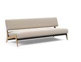 Nolis daybed i 612 Blida Sand Grey, set skråt forfra
