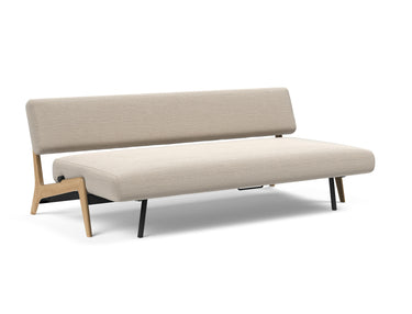 Nolis daybed i 612 Blida Sand Grey, som seng