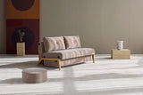 Cubed 160 Wood sovesofa i 417 Esina Mocha i en stue