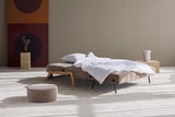Cubed 160 Wood sovesofa i 417 Esina Mocha i en stue, billede 3