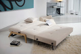 Cubed 160 Wood sovesofa i 612 Blida Sand Grey i en stue, billede 9