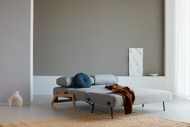 Cubed 140 Wood sovesofa i 565 Twist Granite i en stue, billede 7