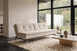 Dublexo Chrome sovesofa i 527 Mixed Dance Natural i en stue