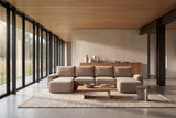 Norum sovesofa U-form med Chunky armlæn i 417 Esina Mocha i en stue