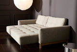 Pyxis D.E.L. sovesofa i 587 Phobos Mocha i en stue, billede 2