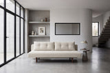 Recast Dark Styletto sovesofa i 357 Taura Off White i en stue