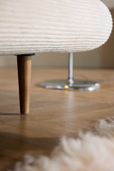 Unfurl Lounger sovesofa i 594 Corduroy Ivory i en stue, billede 2