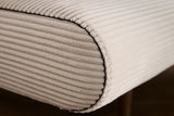 Unfurl Lounger sovesofa i 594 Corduroy Ivory i en stue, billede 5