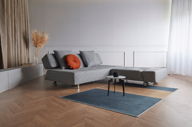 Long Horn D.E.L sovesofa i 565 Twist Granite i en stue, billede 6