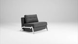 Cubed 90 Chrome stol – fra stol til seng